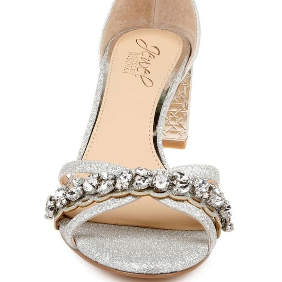 Jewel Badgley Mishka Giona Embellished Evening Shoe Size 7.5 New - Picture 5 of 12